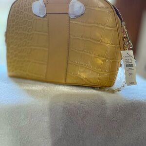 Talbots Yellow Croc-Embossed Women's Bag